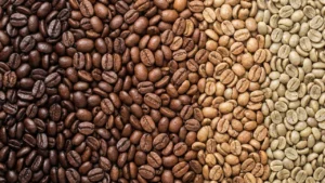 قهوه سبز تا مدیوم رست و دارک رست