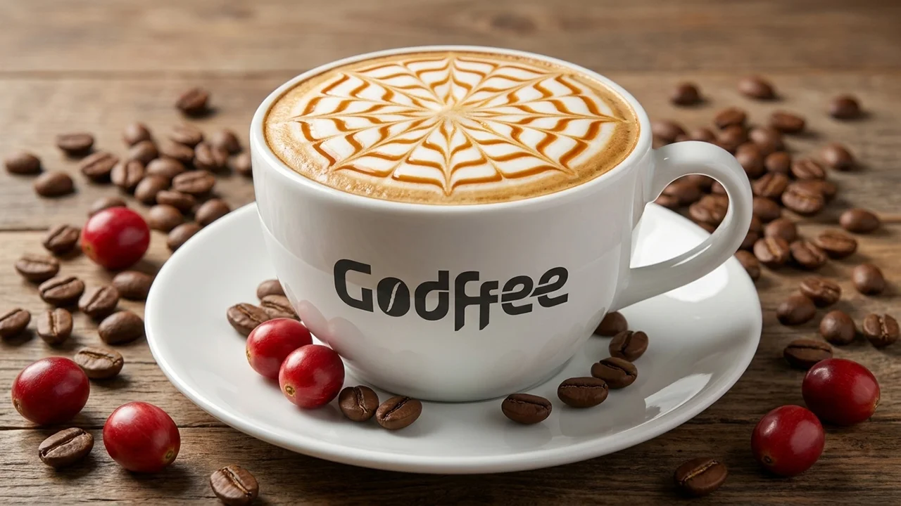 لاته آرت زیبا بر روی فنجان