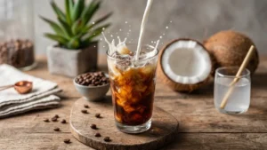 طرز تهیه آیس لاته بدون دستگاه