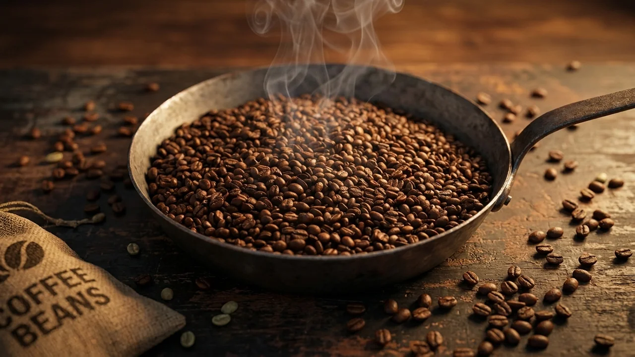 قهوه ربوستا رست شده