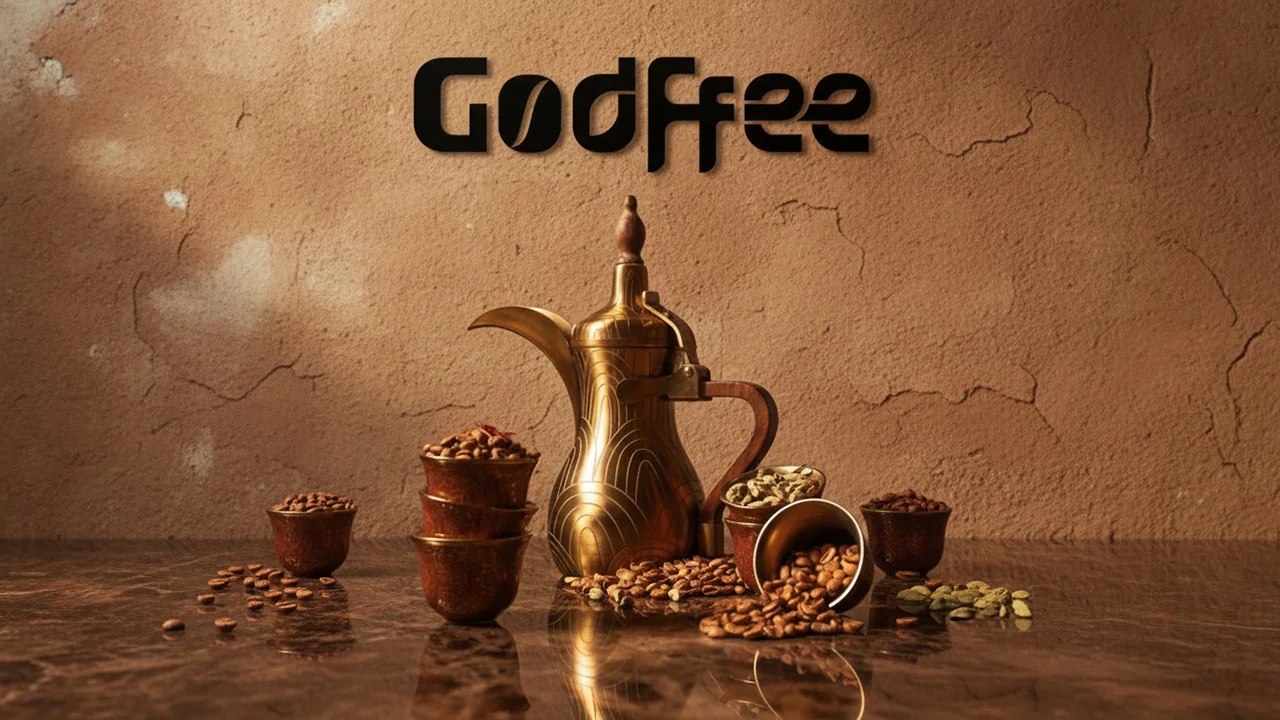 قهوه عربی در کنار دله