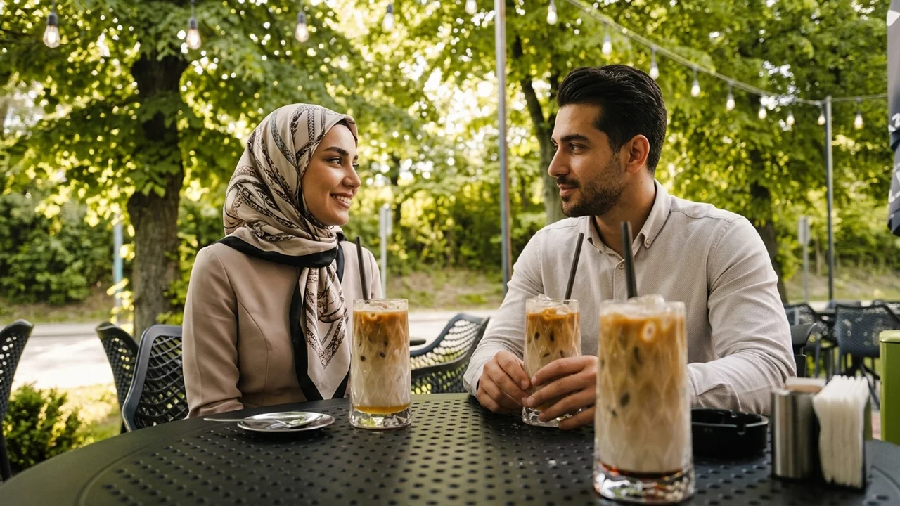 زوج ایرانی و آیس کارامل کامیاتو
